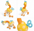 Babinio Baby Sensory Pull String Giraffe Toy - Teething & Development Toy for Toddlers 18+ Months